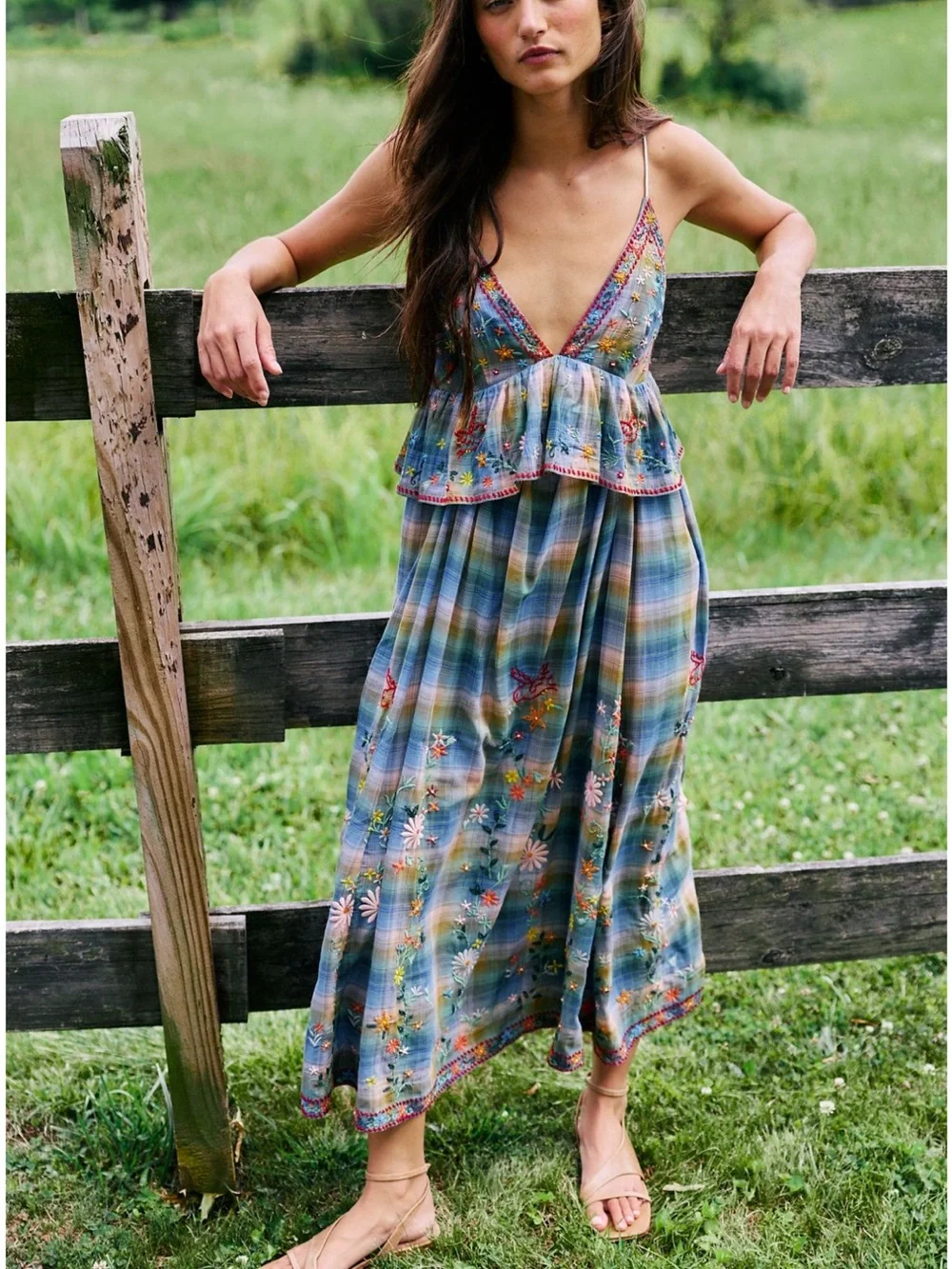 SONGS OF SUMMER MAXI DRESS OCEAN COMBO